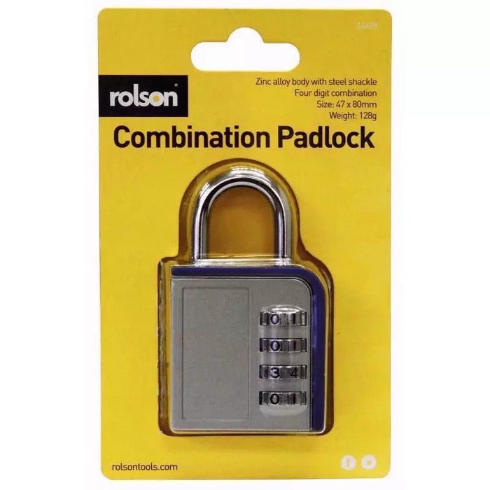 Rolson Combination Padlock 66498