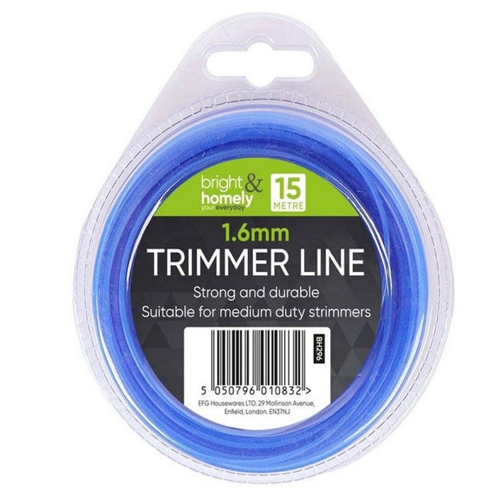 Garden Strimmer Trimmer Line Cord Nylon Universal Garden Grass Wire 1.6mm x 15m