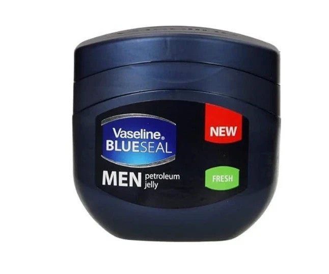 2 x 250ml Vaseline BLUE SEAL Men FRESH Petroleum Jelly for Dry Sensitive skin