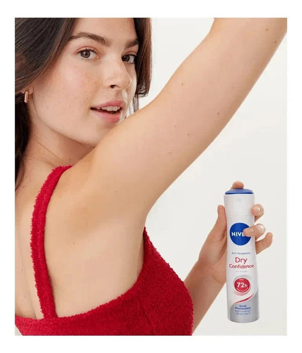 6 x 150ml Nivea Womens DRY COMFORT Deodorant Antiperspirant 72h Protection