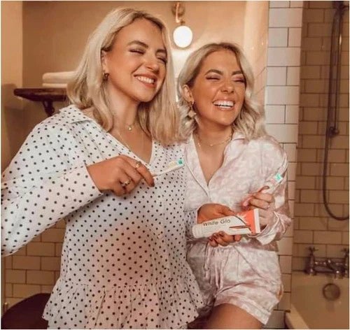 2 X WHITE GLO Extra Strength Whitening Toothpaste Professional Choice.