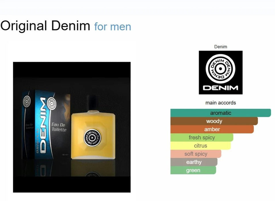 Denim Original 100ml Aftershave X3 ONLY £16.99 Free Shipping