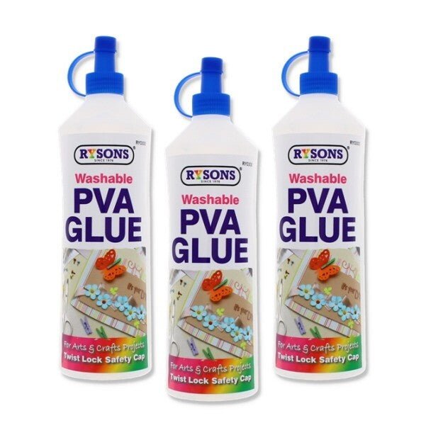 PVA Glue 500ML Washable Kids Safe Ideal For School Craft Home Office NON Toxic
