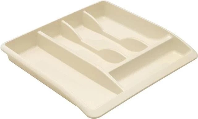 Addis Cutlery Tray Drawer Organiser Linen Cutlery Storage Rectangular
