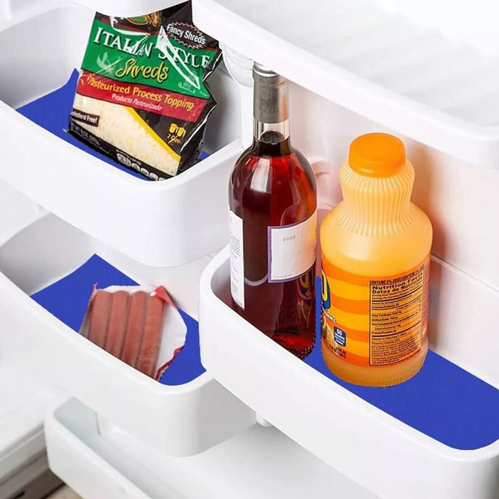 Defrost Liner Fridge Freezer Mat Anti Frost Mat Manual De-Ice 50 x 25cm - 4 Pack