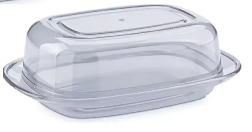 Cheese/Butter Dish With Lid Storage Kitchen Clear Butter Dish Plastic Container