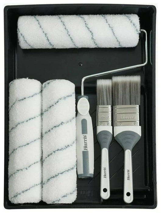 Harris Seriously Good 7 PC Walls and Ceilings Decorating Kit Roller & Paintbrush