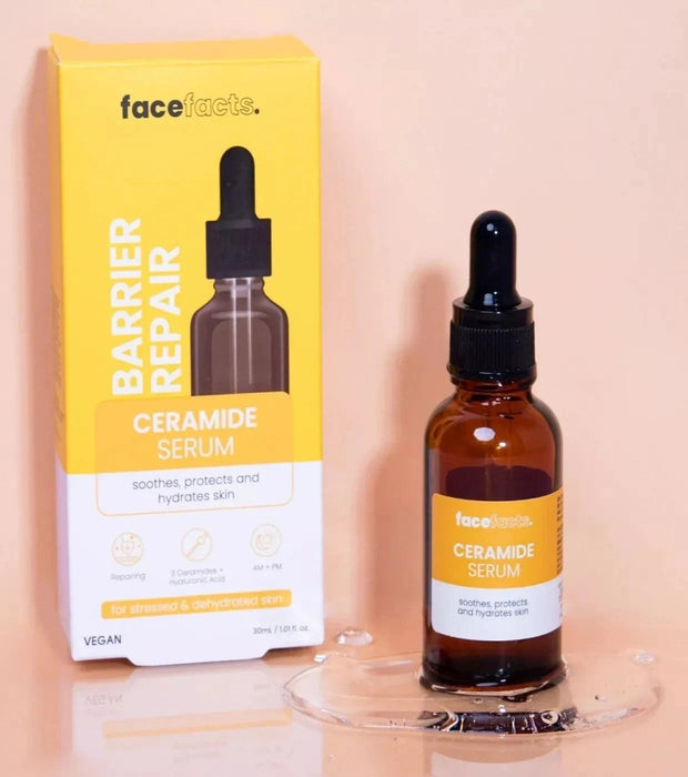 Face Facts Ceramide & Hyaluronic Acid Facial Serum 30ml – Hydrating Skin Booster