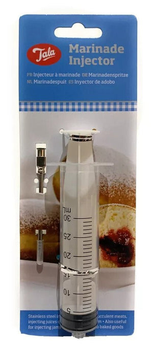 2x Tala Marinade Injector Syringe Cupcake Jam Custard Doughnut Filler Injector
