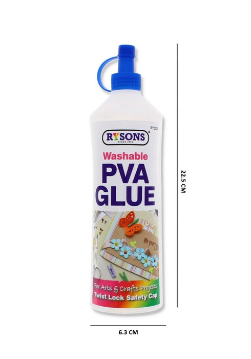 PVA Glue 500ML Washable Kids Safe Ideal For School Craft Home Office NON Toxic