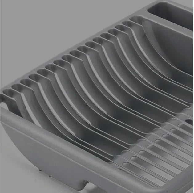 Addis Mineral Grey Large Plastic Draining Rack, 510815 BPA Free