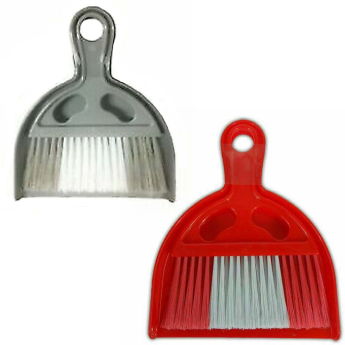 Dustpan and Brush Set Plastic Hand Held Dust Pan Broom Sweeper Cleaning Sweep UK