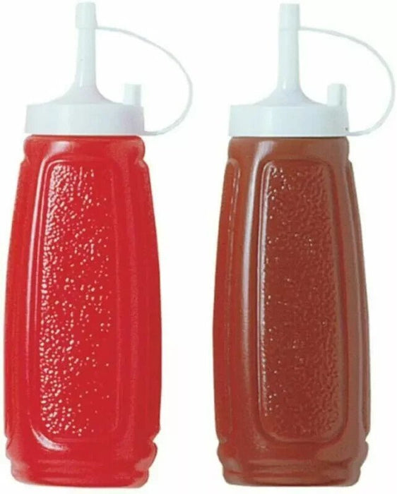Chef Aid Sauce Serving Bottles Tomato Ketchup / Chill, BPA Free Plastic - 4Pack
