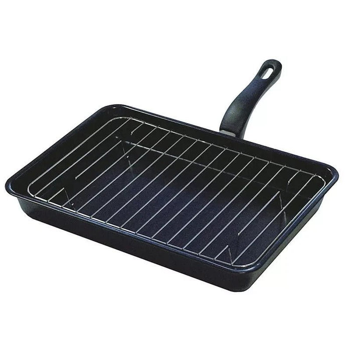 Chef Aid 34.5 X 25 CM Universal Non Stick Grill Pan With Fixed Handle