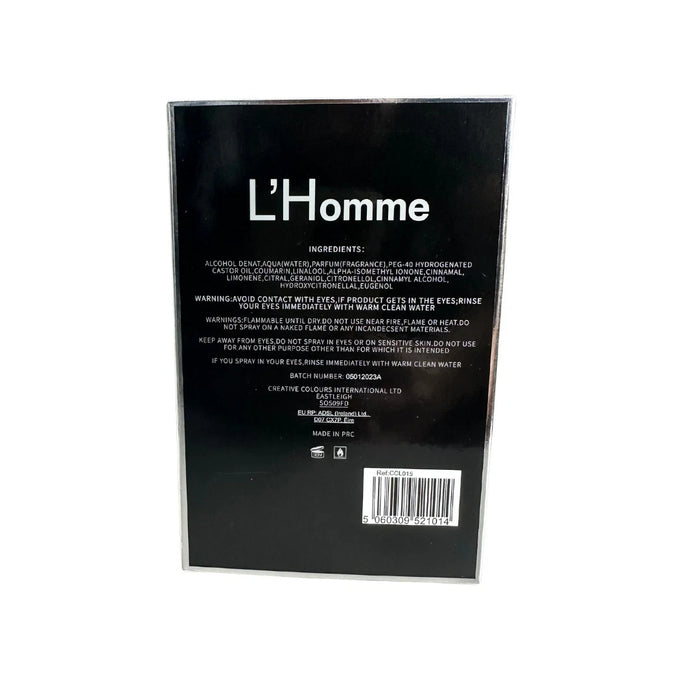 L'Homme Mens Aftershave Eau De Toilette Creative Colours 100ML FREE DELIVERY!