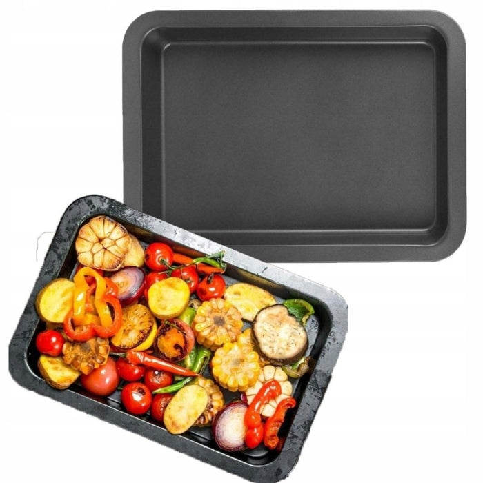 42cm Extra Large Rectangular Non Stick Baking Oven Roasting Tray Cooking Tin Pan