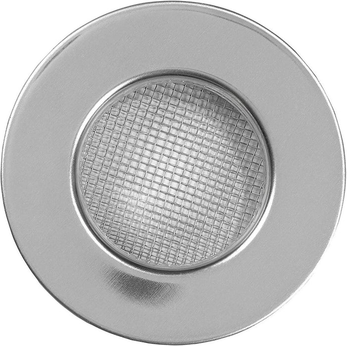 2 X STAINLESS STEEL SINK BATH PLUG HOLE STRAINER DRAINER BASIN HAIR TRAP COVER