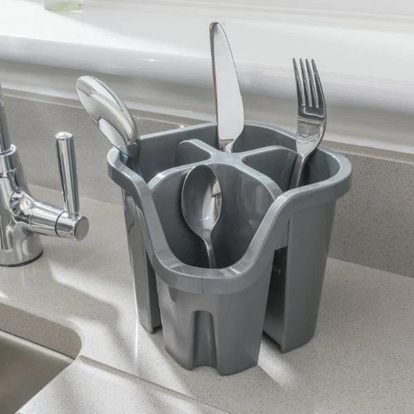 Addis Signature Cutlery Drainer Kitchen Sink Drying Rack Holder Utensils Caddy
