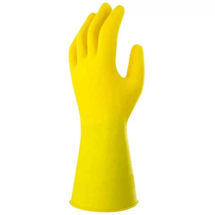 Marigold Extra Life Kitchen Gloves Medium Cotton Lined Yellow 1 Pair