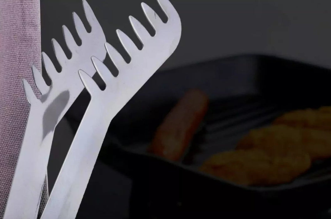 Spaghetti Pasta Tong Server Utensil Stainless Steel Small Serving food  Tongs 7"