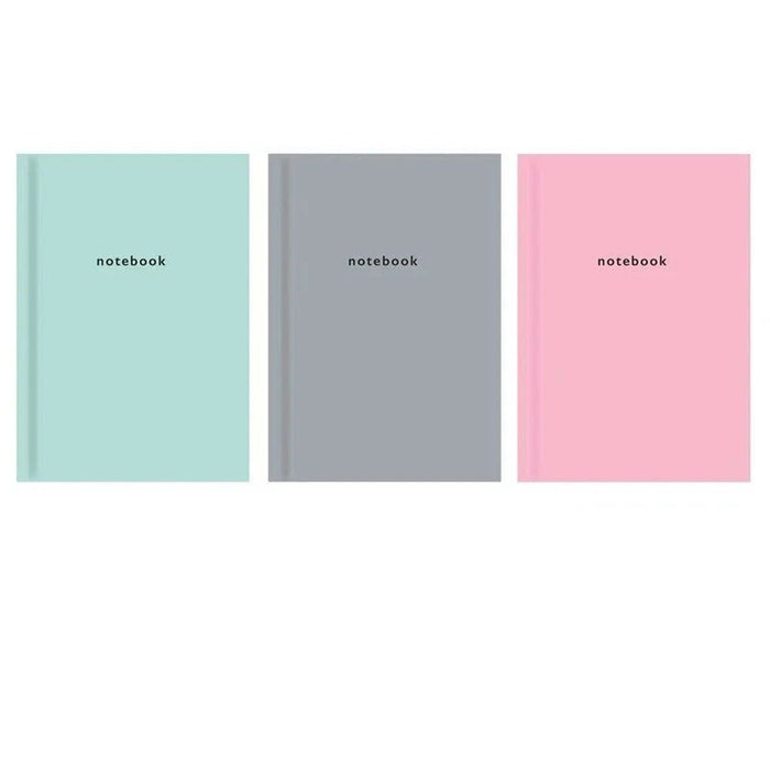 A4 Pastel Ruled Hardback Book - Notebook Pad Lined Paper School Office Writing