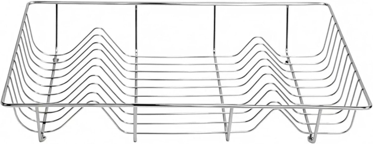 Stainless Steel Dish Drainer Cup Cutlery Plate Holder Kitchen Sink Dish Rack New