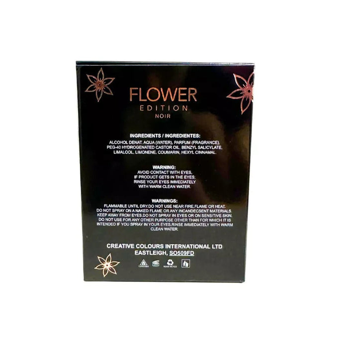 Flower Noir Women's Perfume Eau de Toilette 100ML Creative Colours FREE DELIVERY