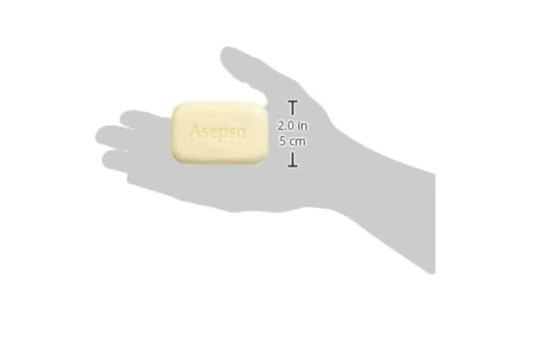 Asepso SULPHUR Plus Salicyclic Acid for Acne Prone Skin 80 gr Bar Soap-Pack of 6
