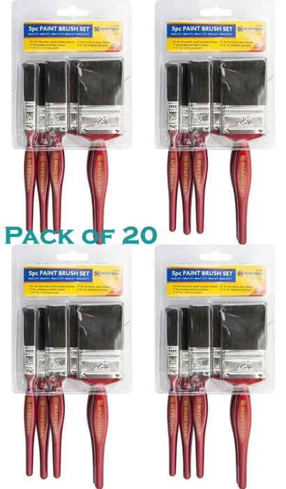 20 Pack Paint Brush Fine Brushes Set Advanced Bristles Decorating DIY Painting