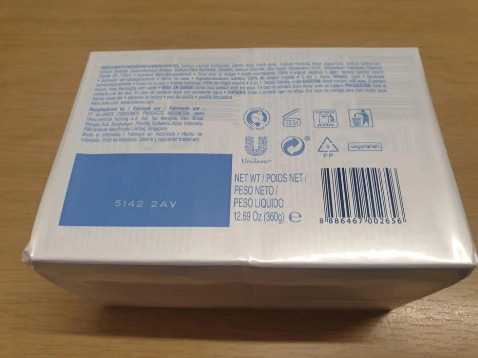 Dove Sensitive Skin Hypoallergenic Beauty Bar Soap  4 X 90g