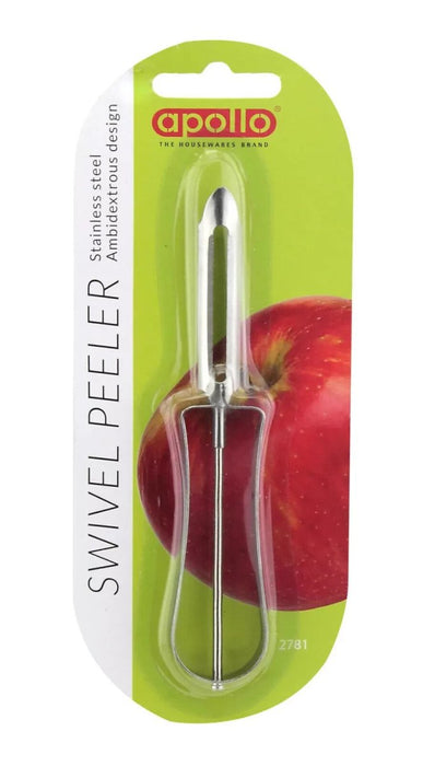 Quality Potato Vegetable Peeler Fruit Spud Swivel Slicer Stainless Steel 14.5cm