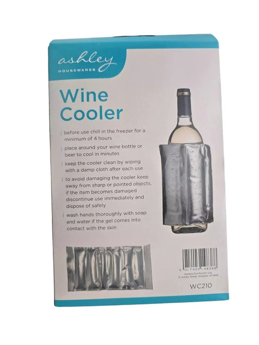 Wine Bottle Cooler Sleeve Slip On Cooling Sleeve Chiller Gel Pad No Ice Cool Bag