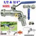 1/2 and 3/4 Inch BSP Ball Type Valve Tap
