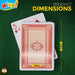 Set of 2 plastic-coated playing cards