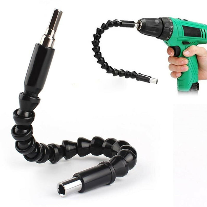 MAXPERKX 2pcs Right Angle 1/4" Drill Flexible Shaft Bits Extension Screwdriver Bit Holder - Image 4