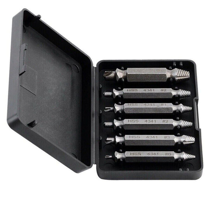 MAXPERKX 6 Pack Damaged Screw Extractor Bits Remover - for Stripped Head Screws, Nuts, Bolts - Image 7