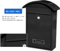 MAXPERKX Large Vintage Wall Mounted Mailbox - Outdoor Lockable Secure Mail Letter Post Box - Image 4