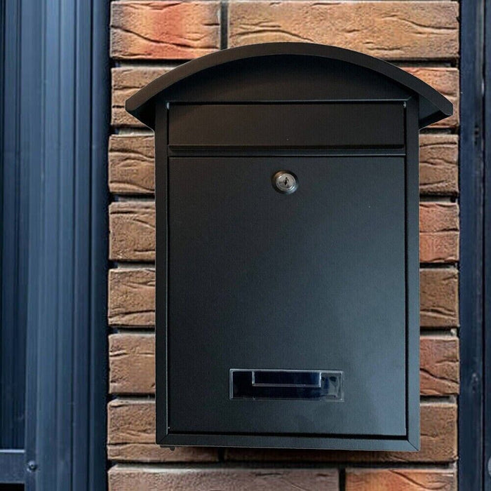 MAXPERKX Large Vintage Wall Mounted Mailbox - Outdoor Lockable Secure Mail Letter Post Box - Image 7