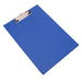 Close-up of the clipboard's hanging hole, showing its retractable feature