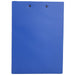 Close-up of the quality blue clipboard, highlighting its color and design