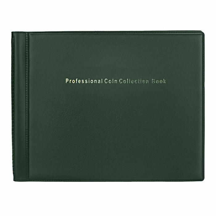 Each page of the coin album holds 24 coins with 6 horizontal and 4 vertical pockets