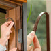 Draught excluder self-adhesive rubber seal strip for doors and windows
