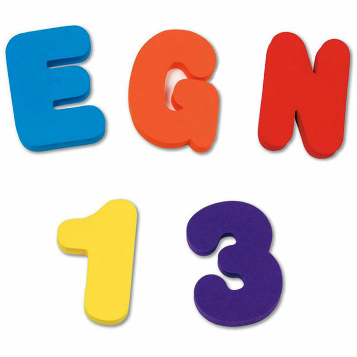 Bath toy letters for developing shape recognition skills