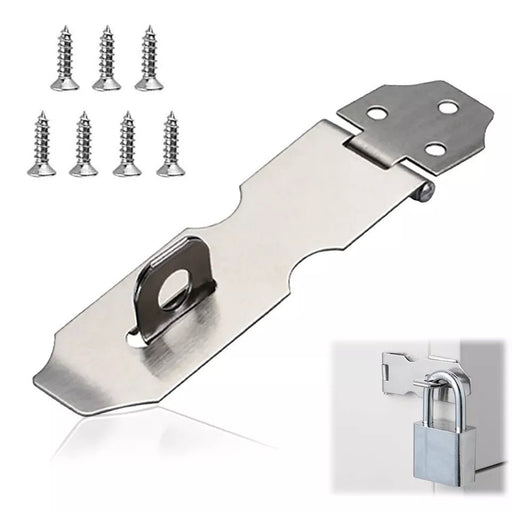 MAXPERKX 3.5" Security Hasp and Staple, Durable and Reliable
