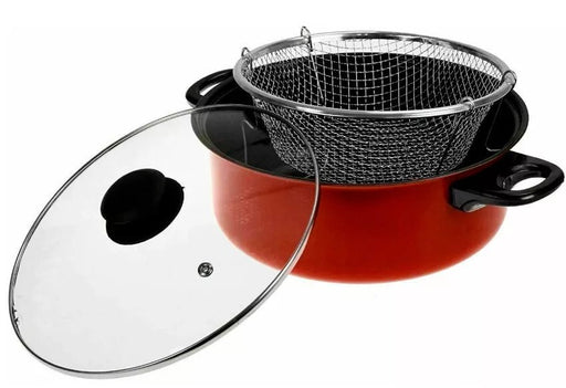 MAXPERKX 3pc Non-Stick Cooking Set - Steamer, Cooker, Fryer for Versatile Cooking