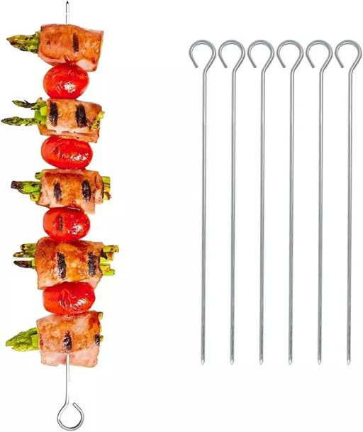 MAXPERKX 6pcs BBQ Skewers Set, Perfect for Grilling