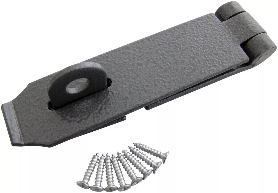 MAXPERKX Secure Hasp & Staple Locking Bracket for Home and Garage Use