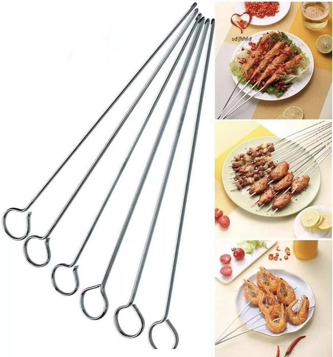 MAXPERKX BBQ Skewers for Kebabs, Durable and Easy to Use