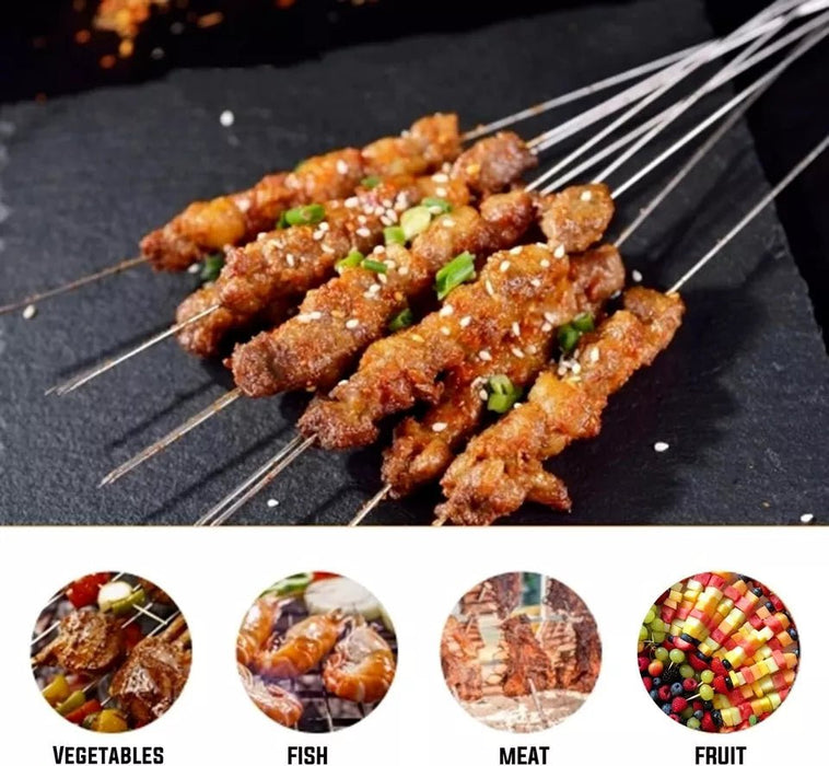 MAXPERKX BBQ Skewers Set, Essential Tool for Grilling and Kebabs