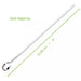 MAXPERKX Chrome BBQ Skewers, Durable and Rust-Resistant